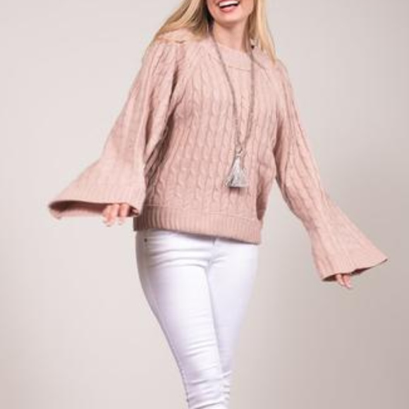 BLUSH KNIT SWEATER - Picture 4 of 4